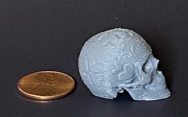 Miniature Love Skull From Forest Fairy Miniatures and 3D Prints