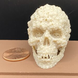 Miniature Skull Made of Skulls From Forest Fairy Miniatures and 3D Prints