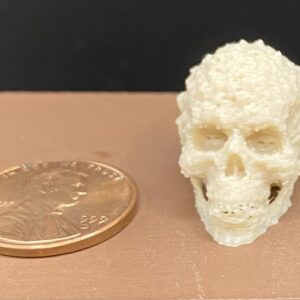 Micro Mini Skull Made of Skulls From Forest Fairy Miniatures and 3D Prints