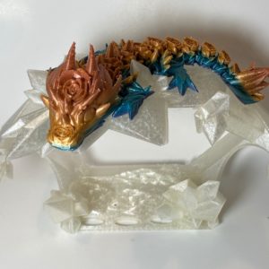 Articulated Baby Rose Dragon From Forest Fairy Miniatures and 3D Prints