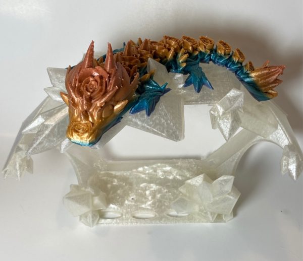 Articulated Baby Rose Dragon From Forest Fairy Miniatures and 3D Prints