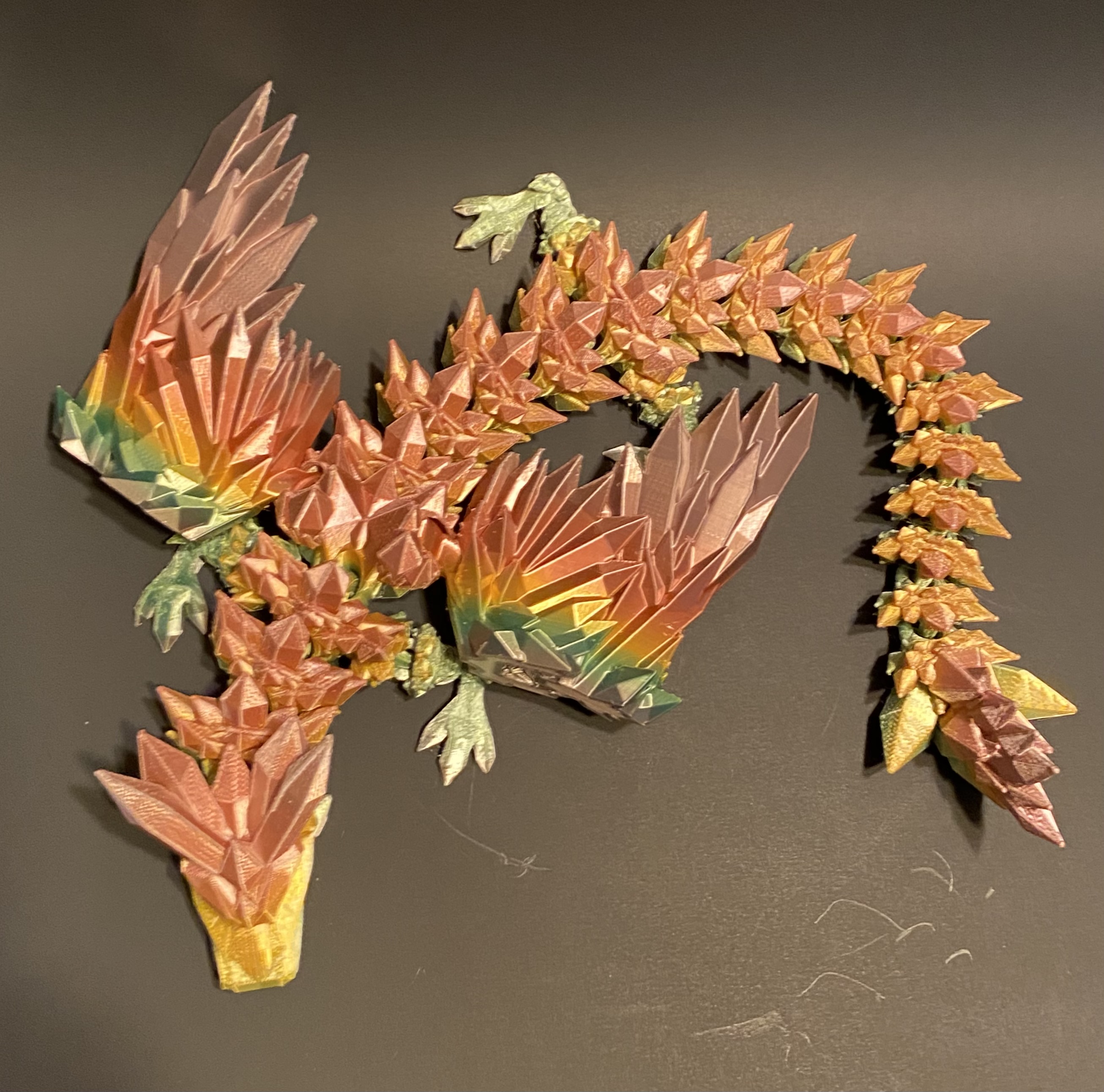 Articulated Winged Crystal Dragon From Forest Fairy Miniatures and 3D ...