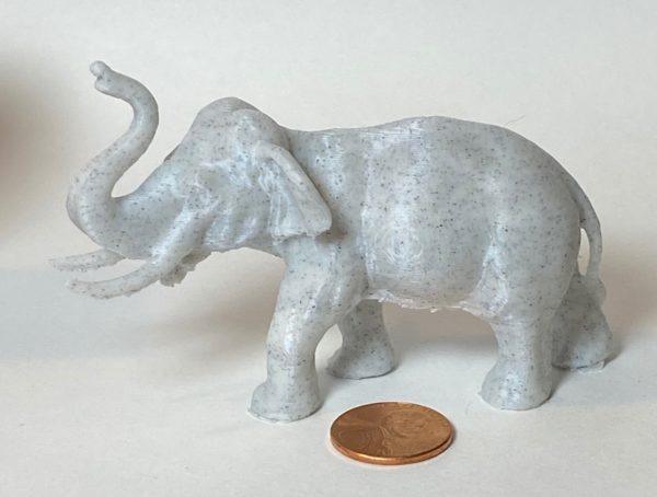 Miniature Elephant Statue 1 From Forest Fairy Miniatures and 3D Prints
